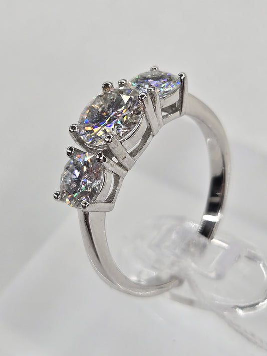 Three Stone Engagement/Anniversary Ring
