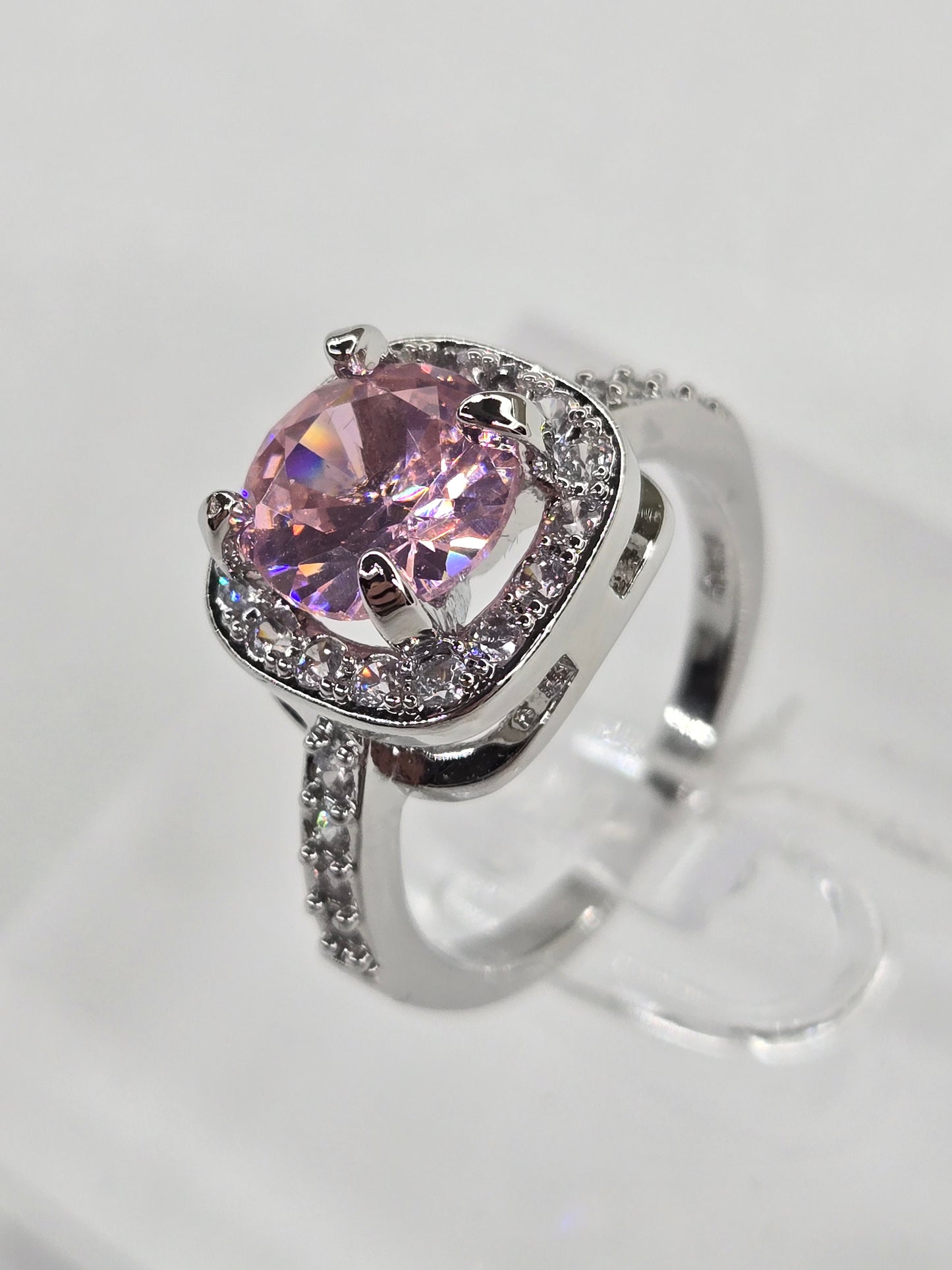 Pink Gemstone Fashion Ring