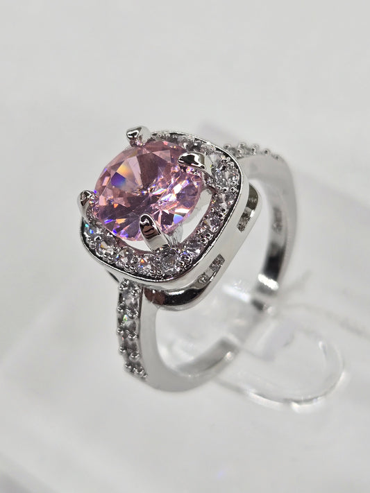 Pink Gemstone Fashion Ring