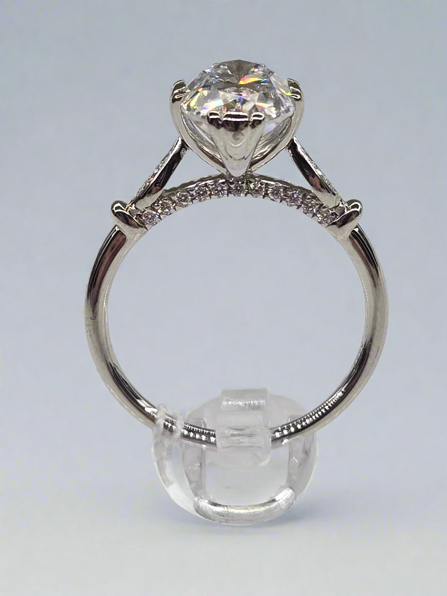Vintage Style Oval Engagement Ring