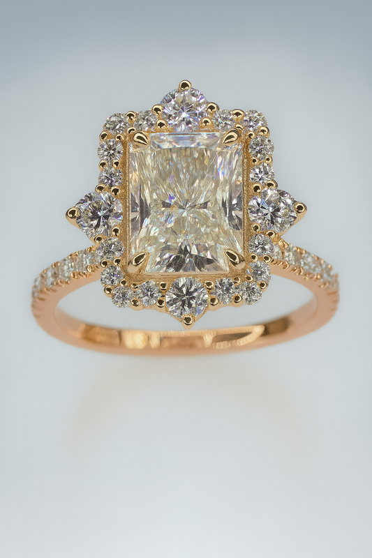 Vintage Style Engagement Ring