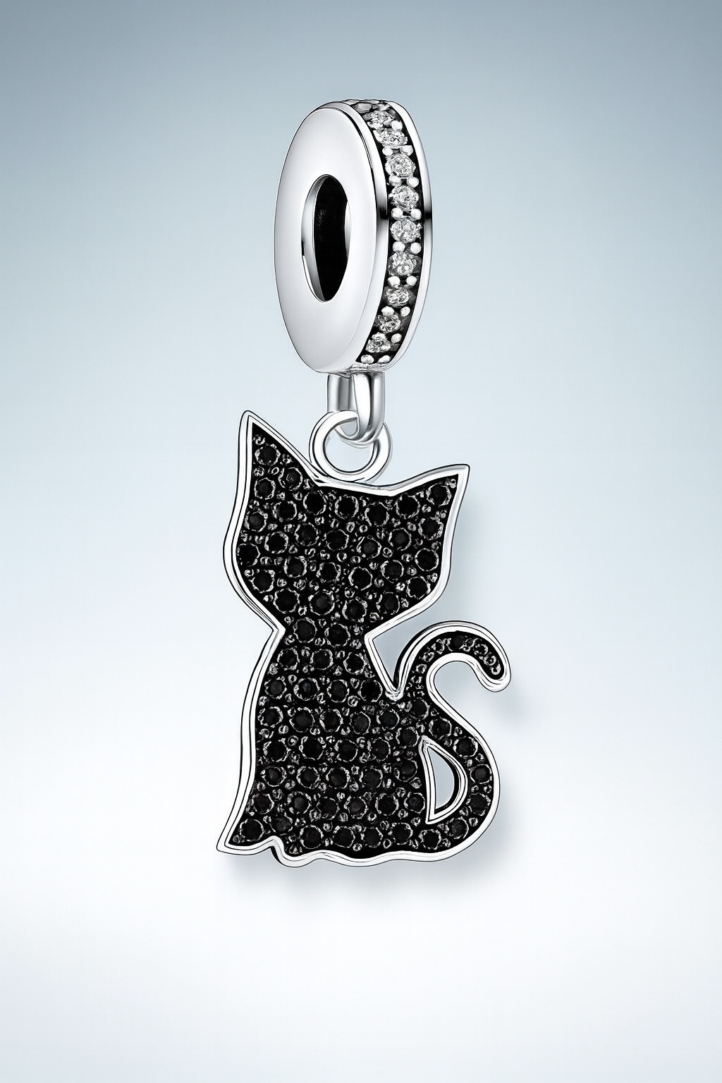 Seasonal Black Cat Charm