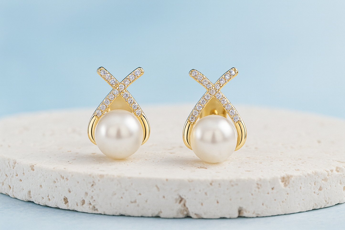 Freshwater Pearl Stud Earrings