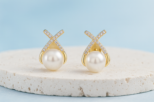 Freshwater Pearl Stud Earrings