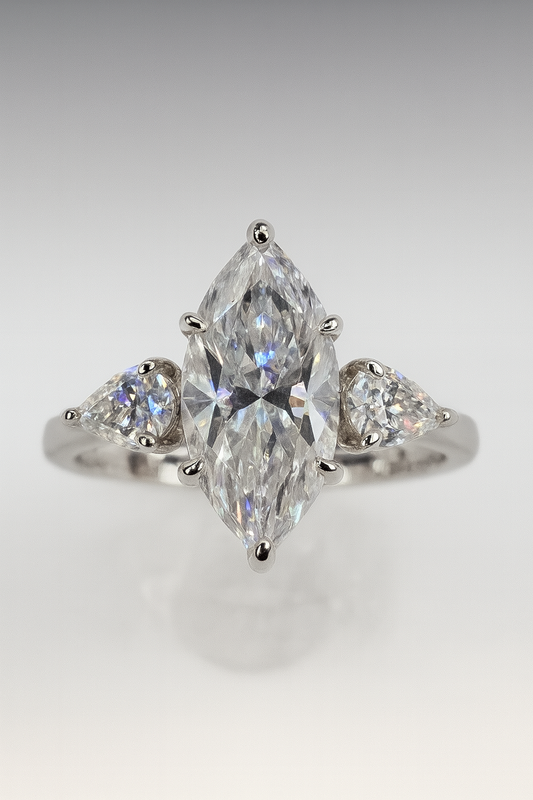 The Avery ◇ Three-Stone Engagement Ring