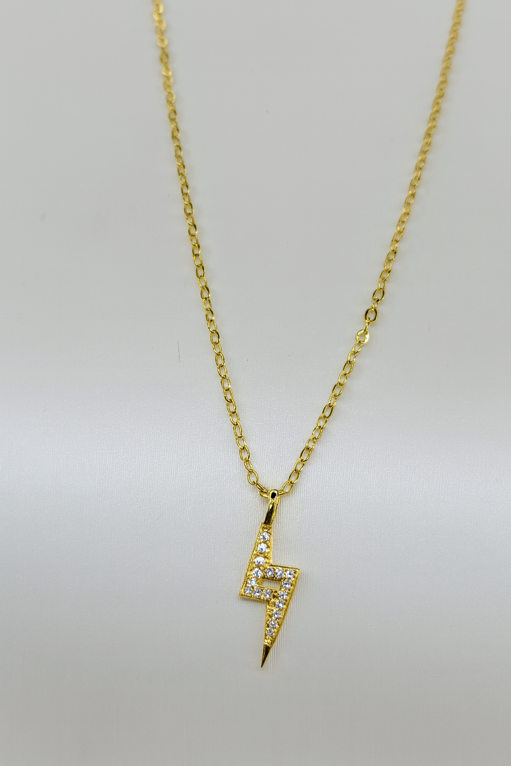 Lightning Bolt Pendant Necklace