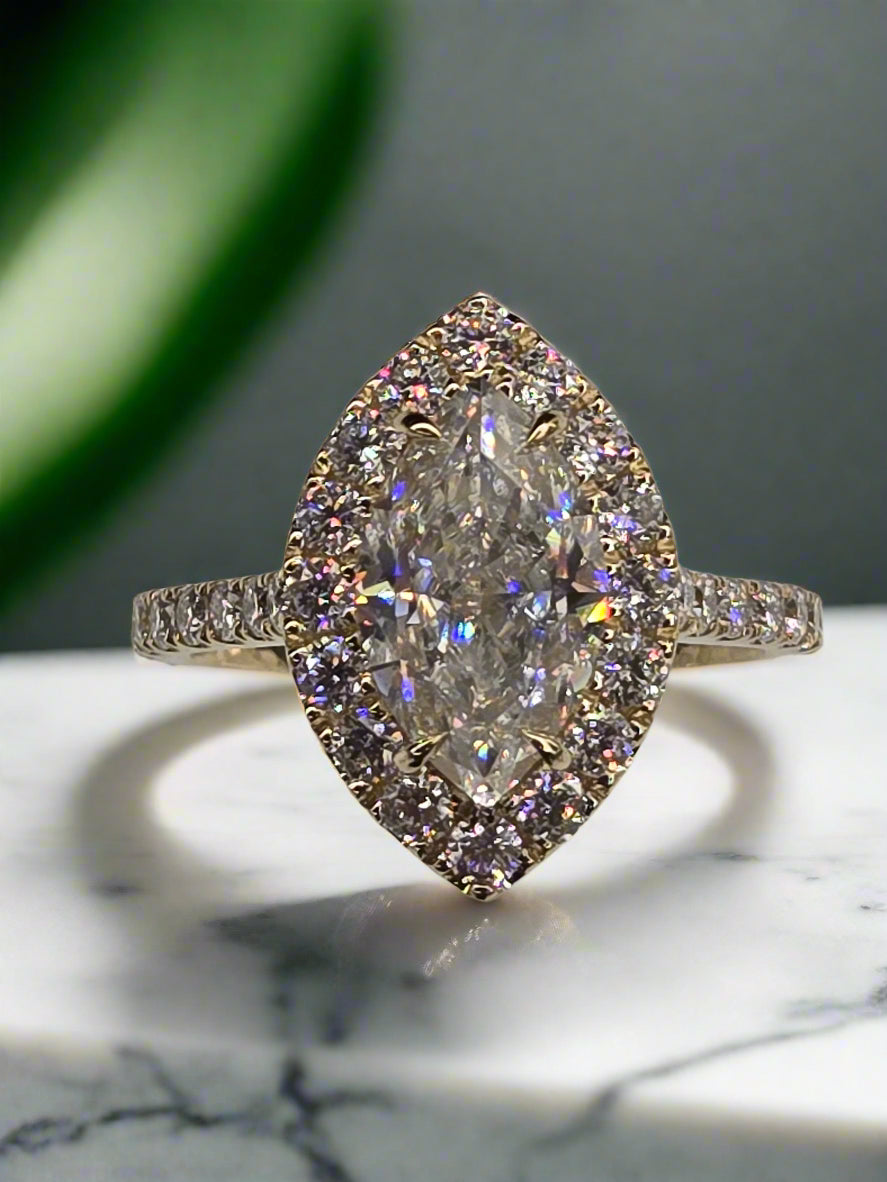 Marquise Engagement Ring
