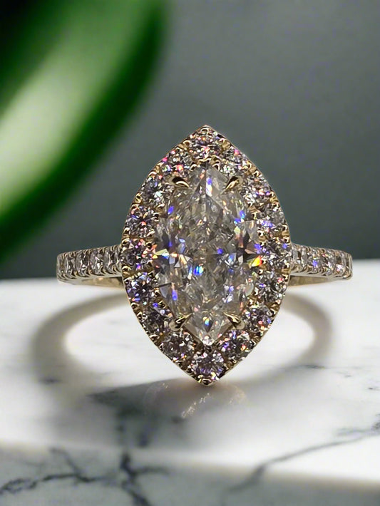 Marquise Engagement Ring