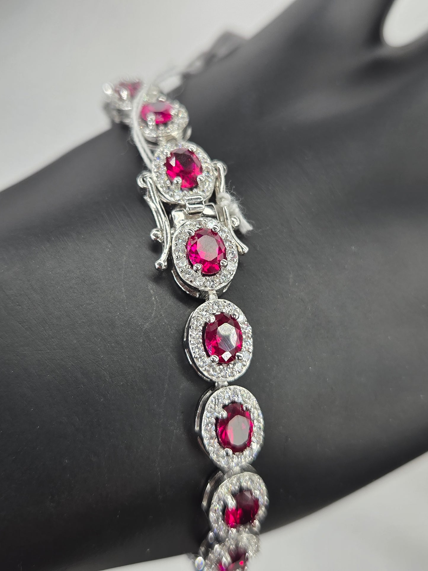 Ruby Tennis Bracelet