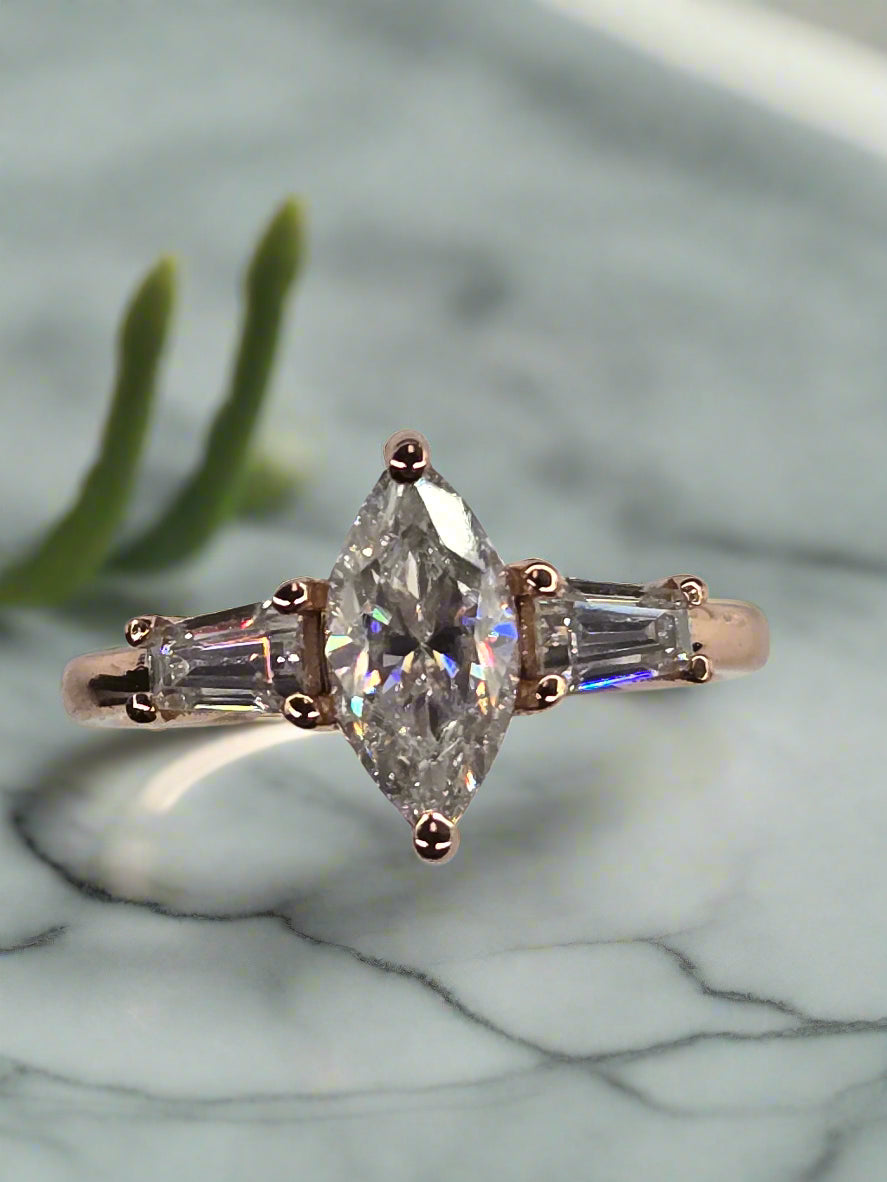 Marquise Engagement Ring