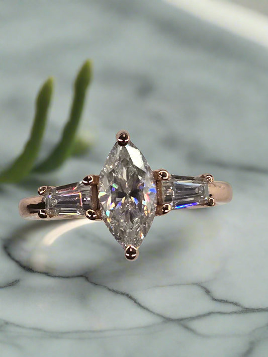 Marquise Engagement Ring