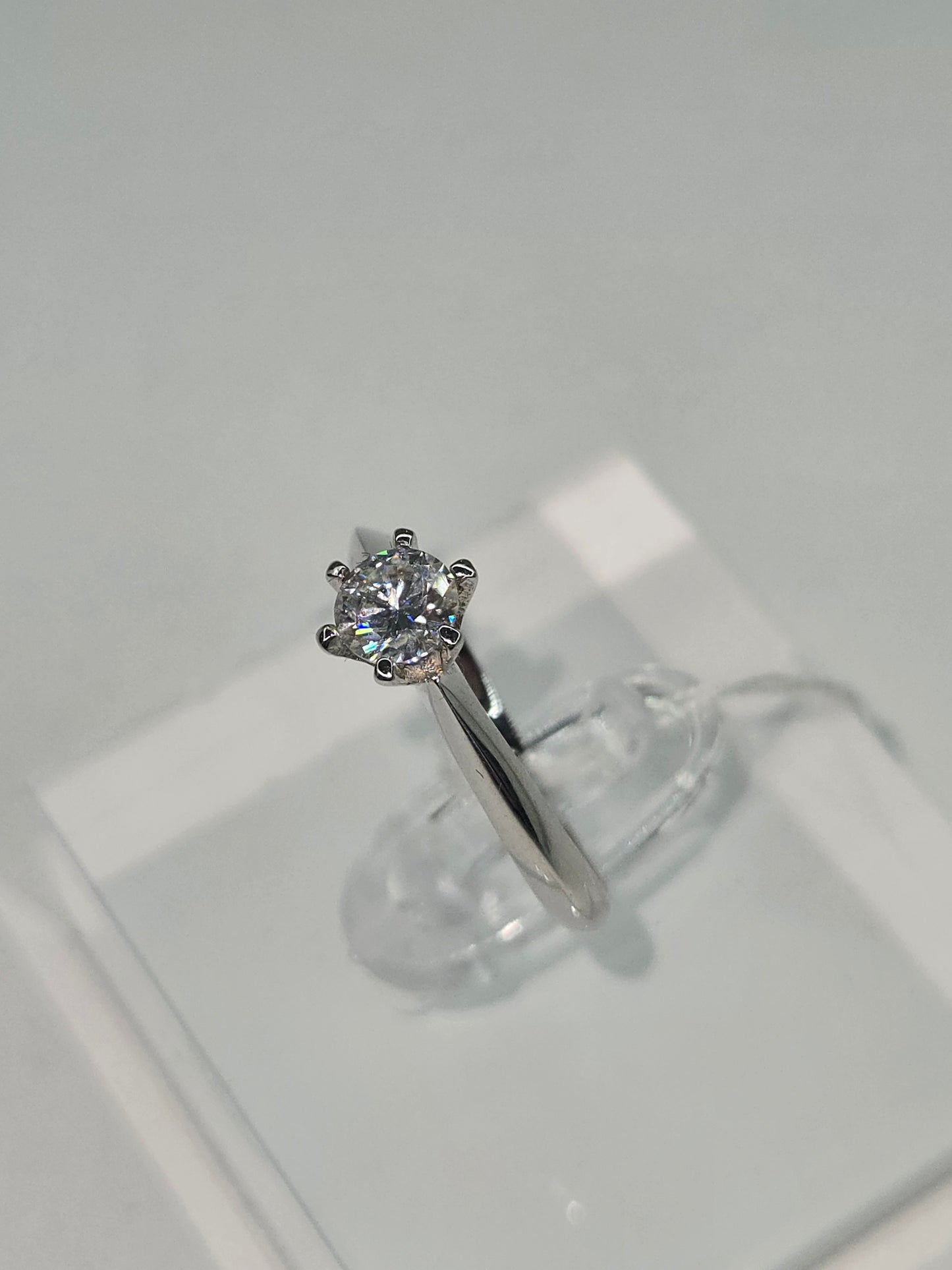 Simple Solitaire Engagement Ring