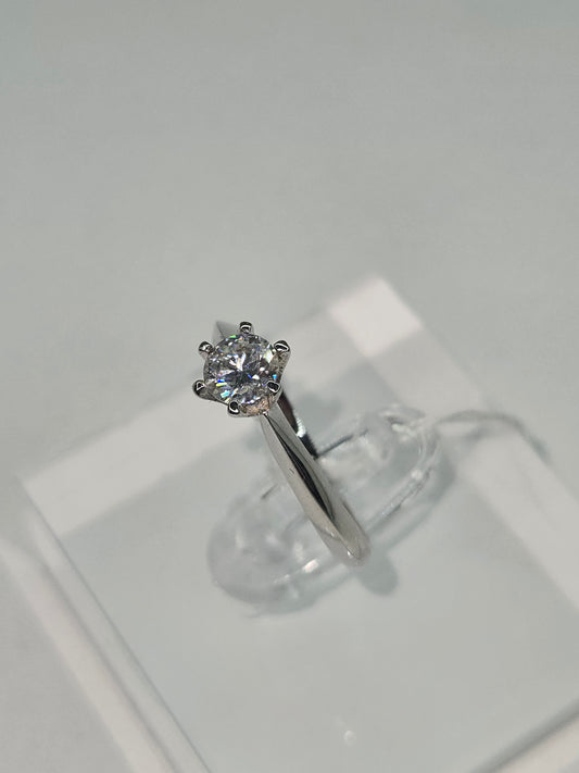 Simple Solitaire Engagement Ring