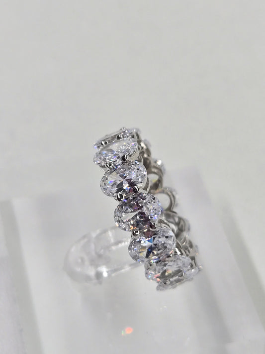 Oval Eternity Band