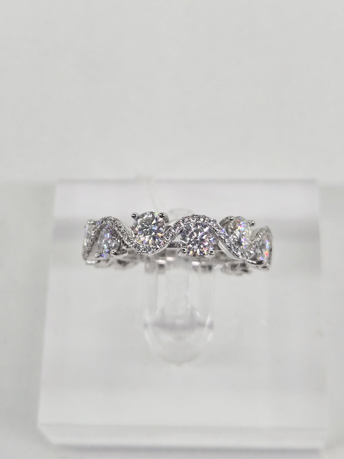 Vintage Moissanite Band