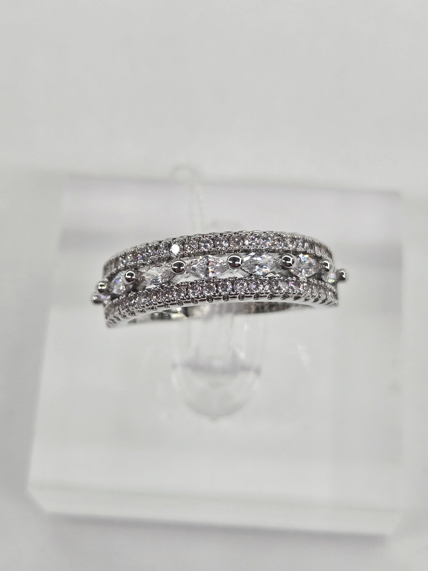 Half Eternity Cocktail Ring/Band