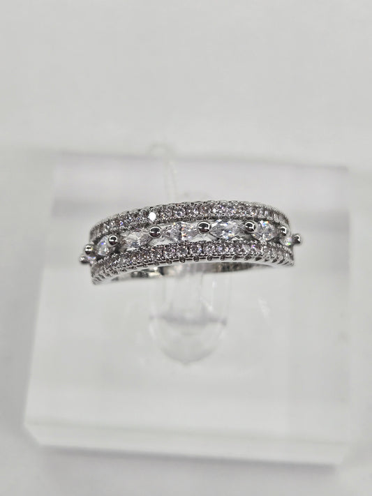 Half Eternity Cocktail Ring/Band