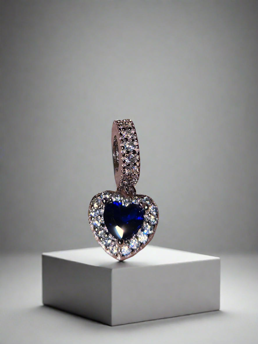 Pandora Inspired Heart Charm