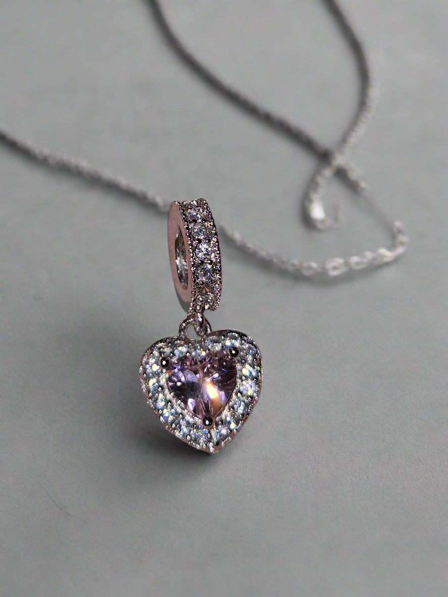 Pandora Inspired Heart Charm