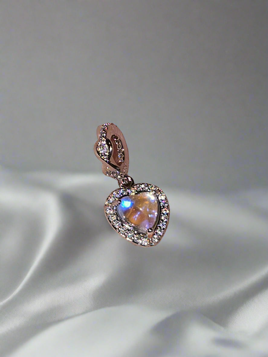 Pandora Inspired Heart Charm