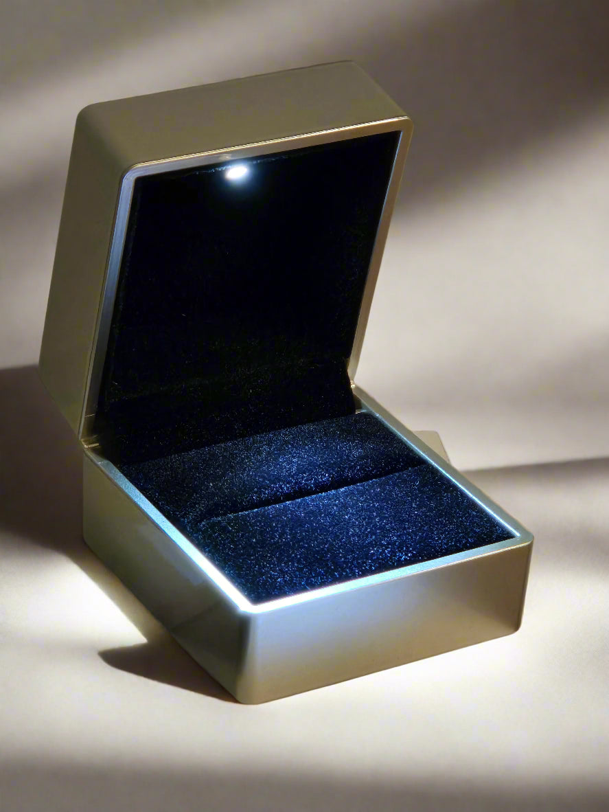 Gold LED Ring Box