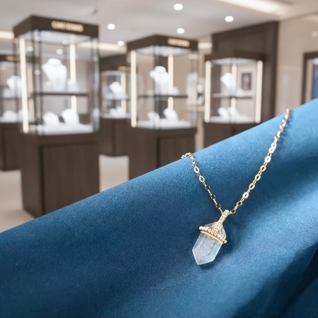 Power of the Moon🌙Moonstone Crystal Pendant Necklace