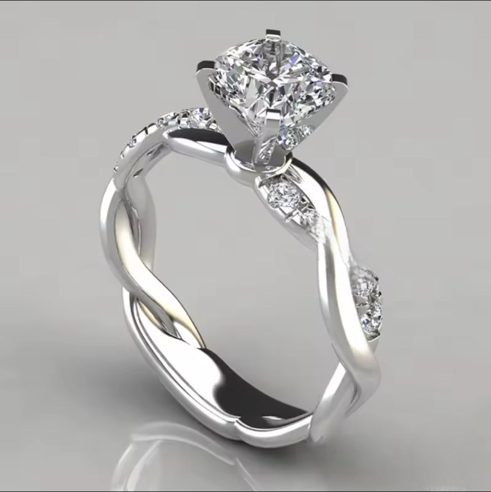 Two-Tone Travel/Engagement Ring
