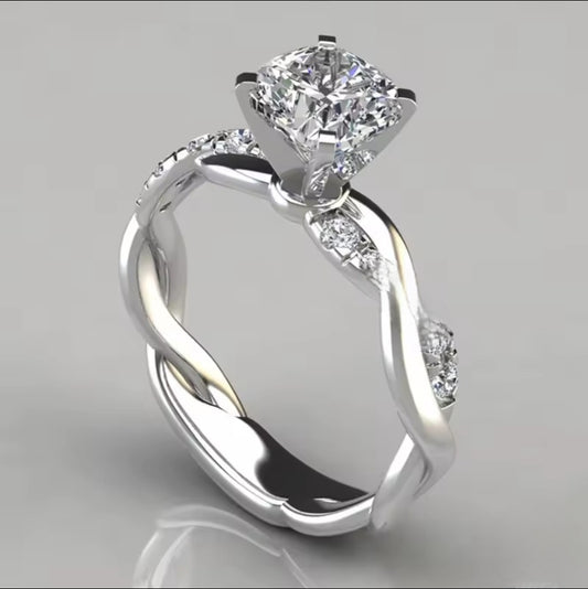 Two-Tone Travel/Engagement Ring