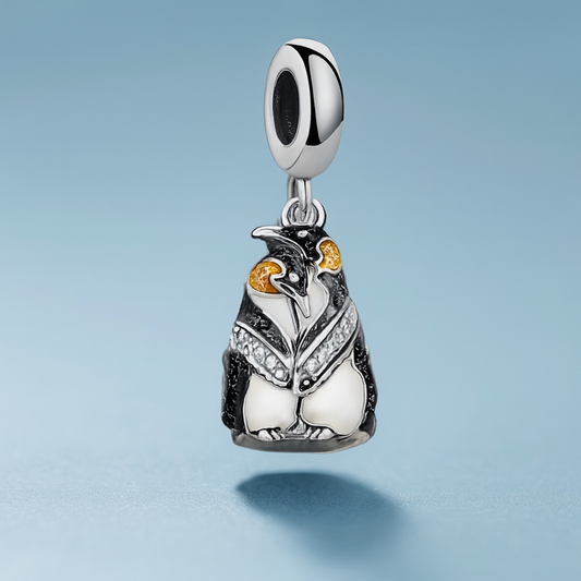 Seasonal Penguin Lovers Charm