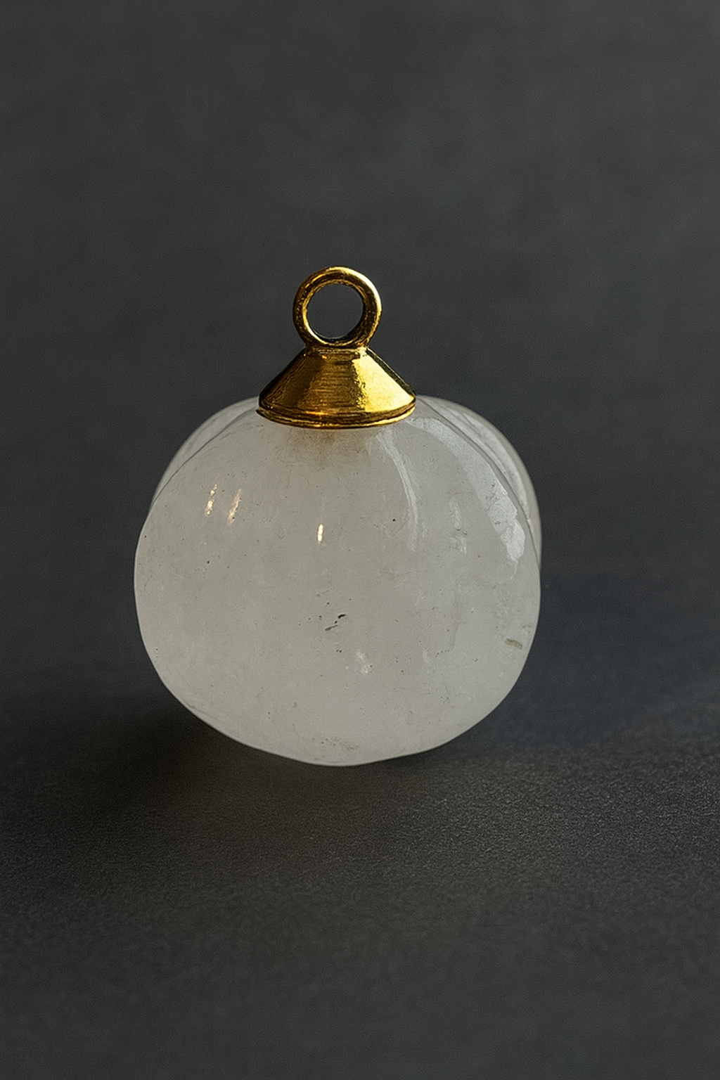 Seasonal Natural Stone Pumpkin Charm