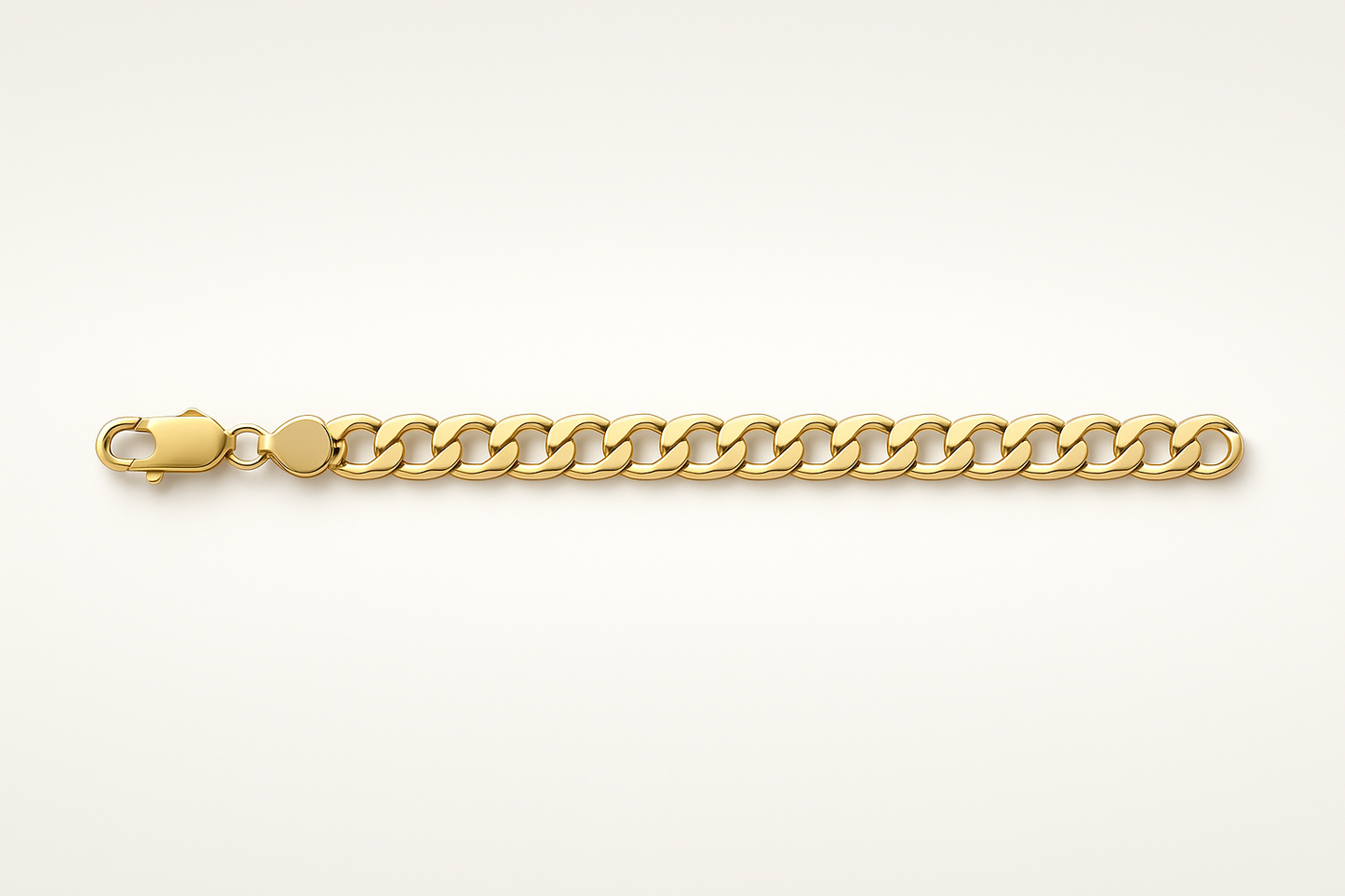 Gold Curb Link Bracelet