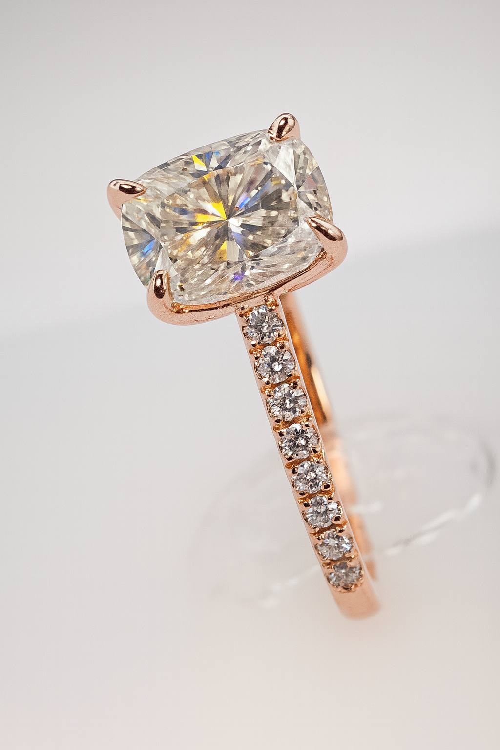 Cushion Cut Engagement Ring