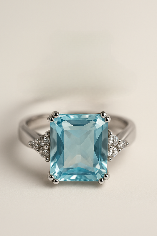 Aquamarine Ring