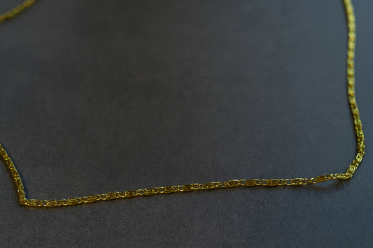 Gold-Filled Mini Snail Link Necklace