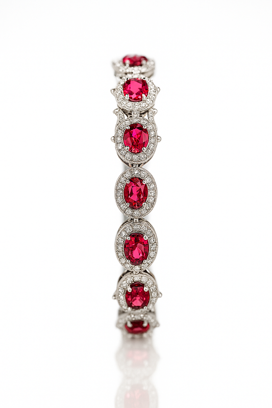 Ruby Tennis Bracelet