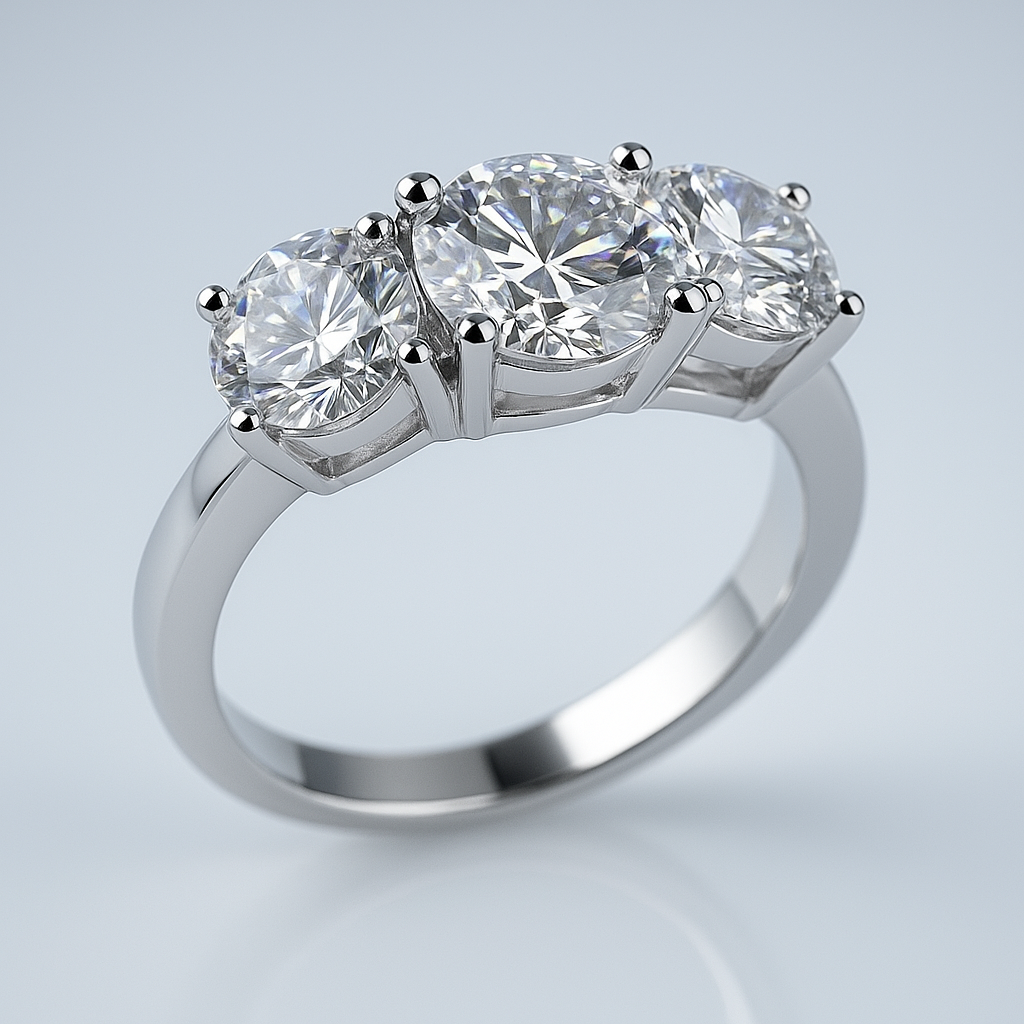 Three Stone Engagement/Anniversary Ring