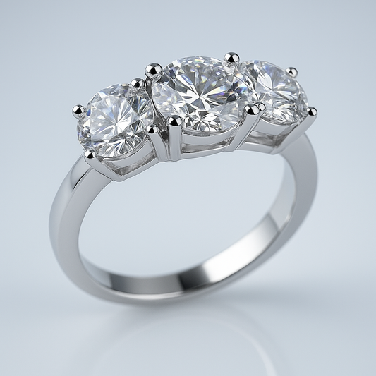 Three Stone Engagement/Anniversary Ring