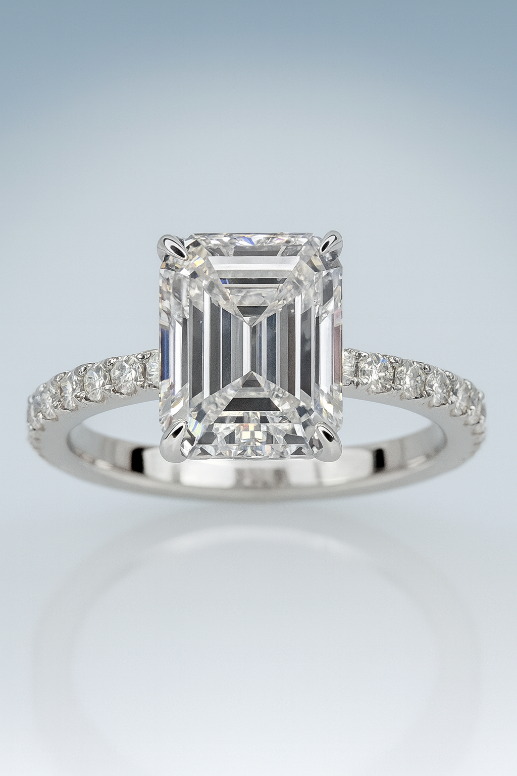 Classic Emerald Cut Engagement Ring