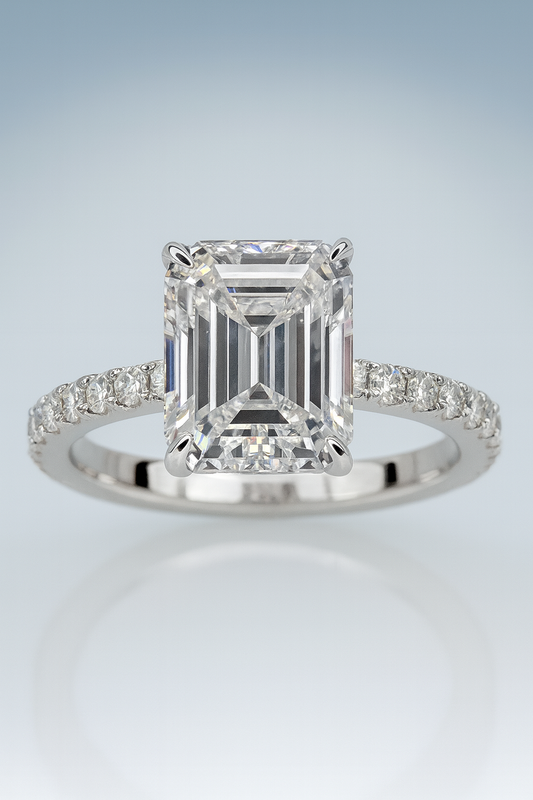 Classic Emerald Cut Engagement Ring