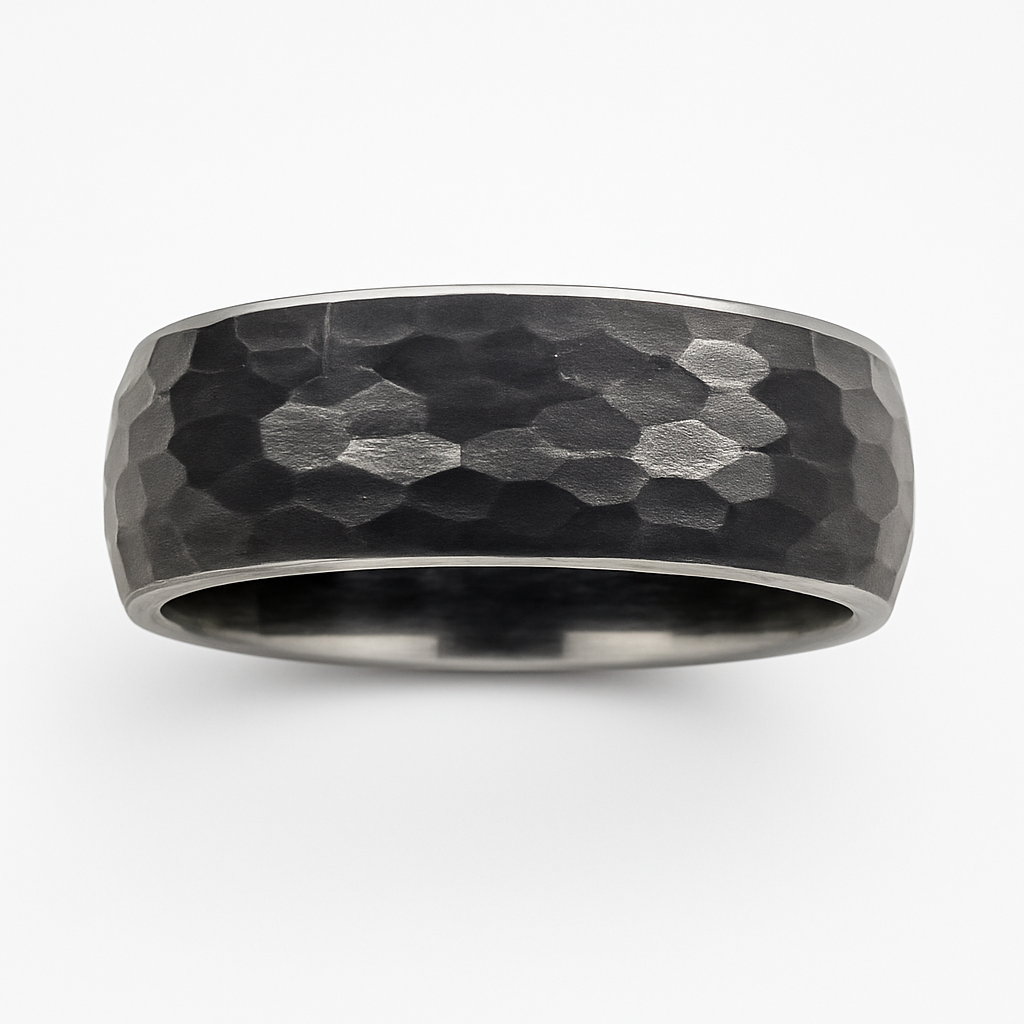 Men's Black Tungsten Band