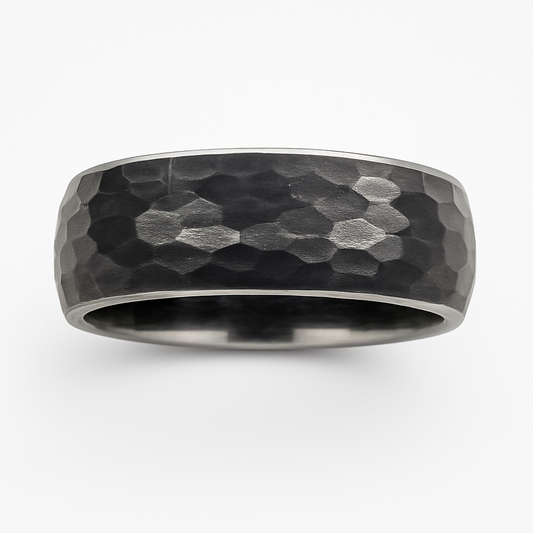 Men's Black Tungsten Band