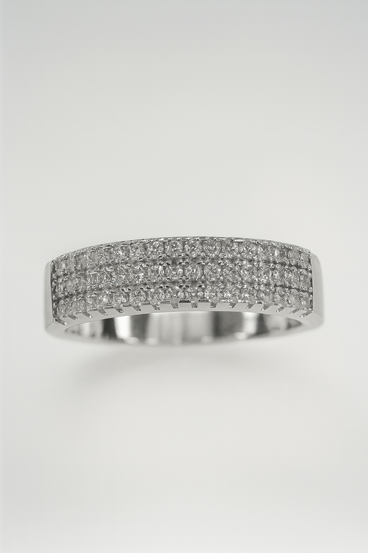 White Gold Band