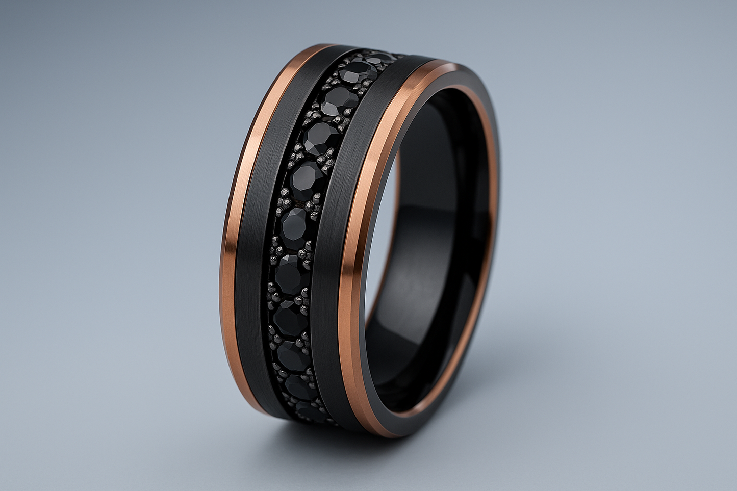 Men's Two-Tone Tungsten Band