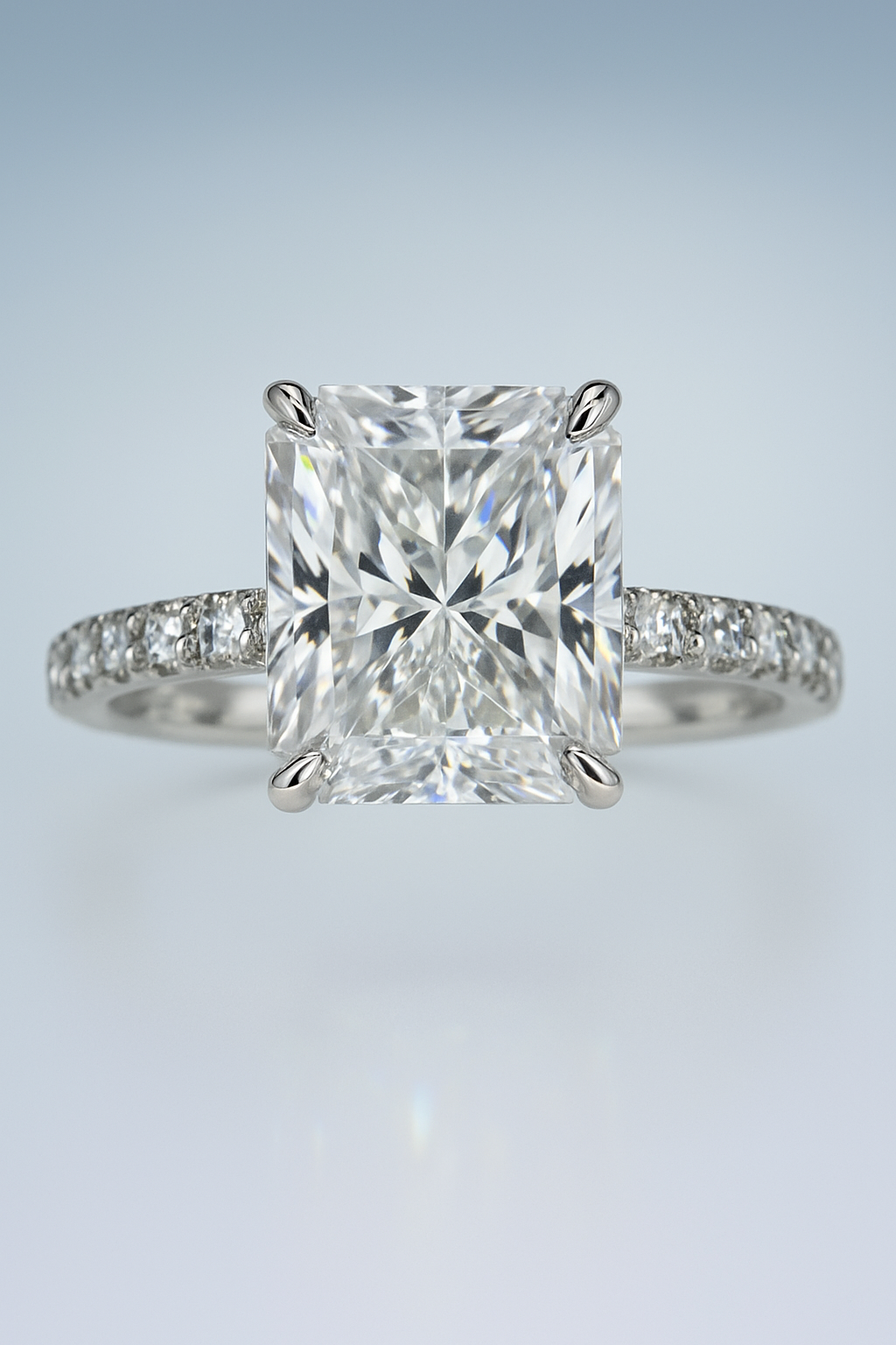 Radiant Cut Engagement Ring