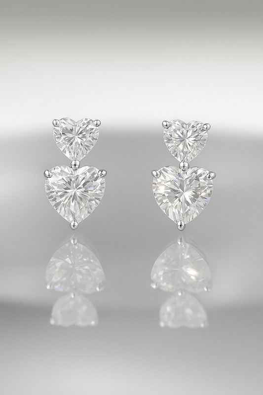 Heart Dangle Earrings