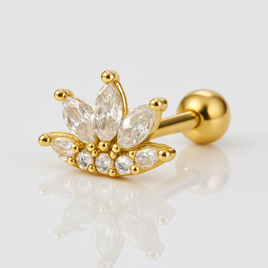 Lotus Cartilage Earring