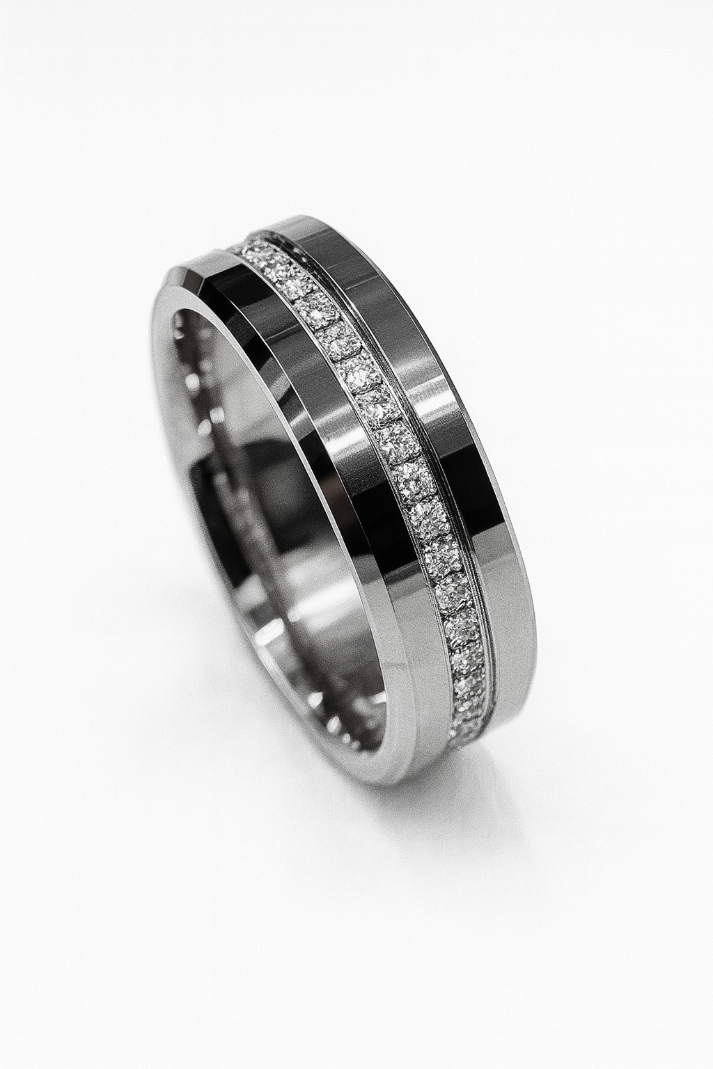 Men's Tungsten Eternity Band