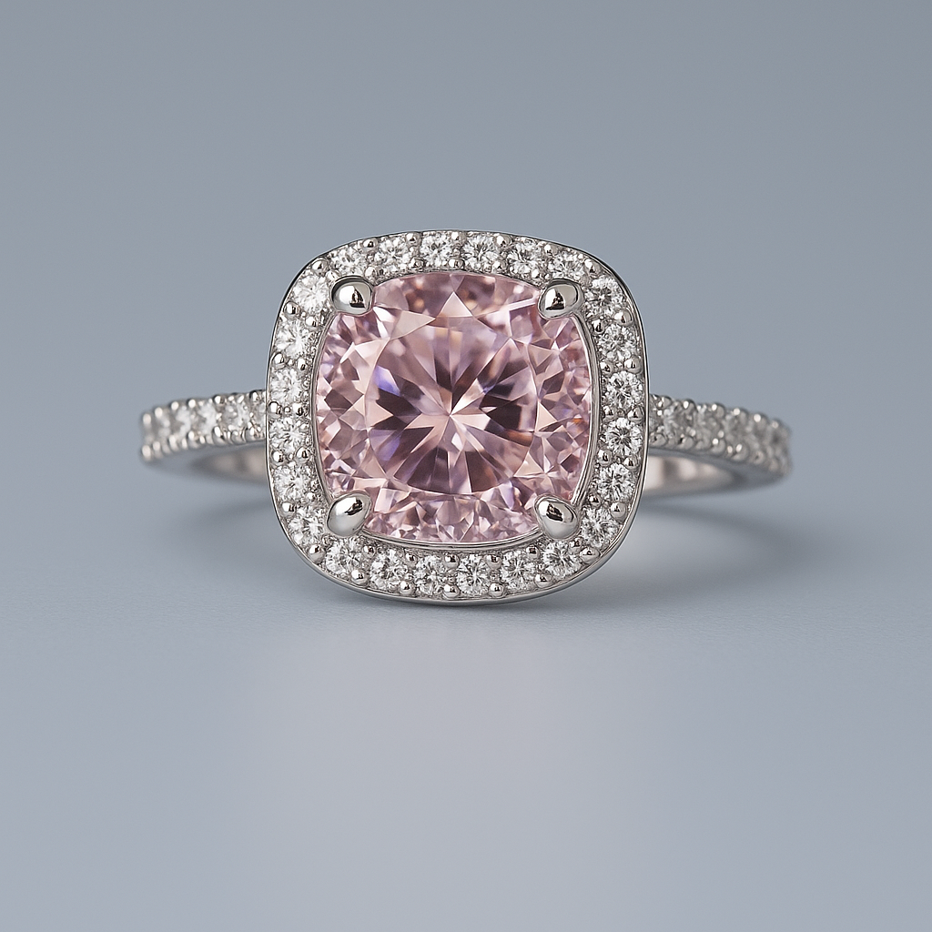 Pink Gemstone Fashion Ring