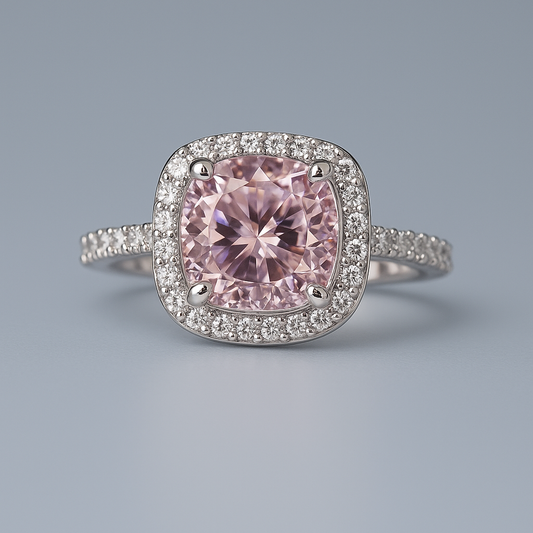 Pink Gemstone Fashion Ring