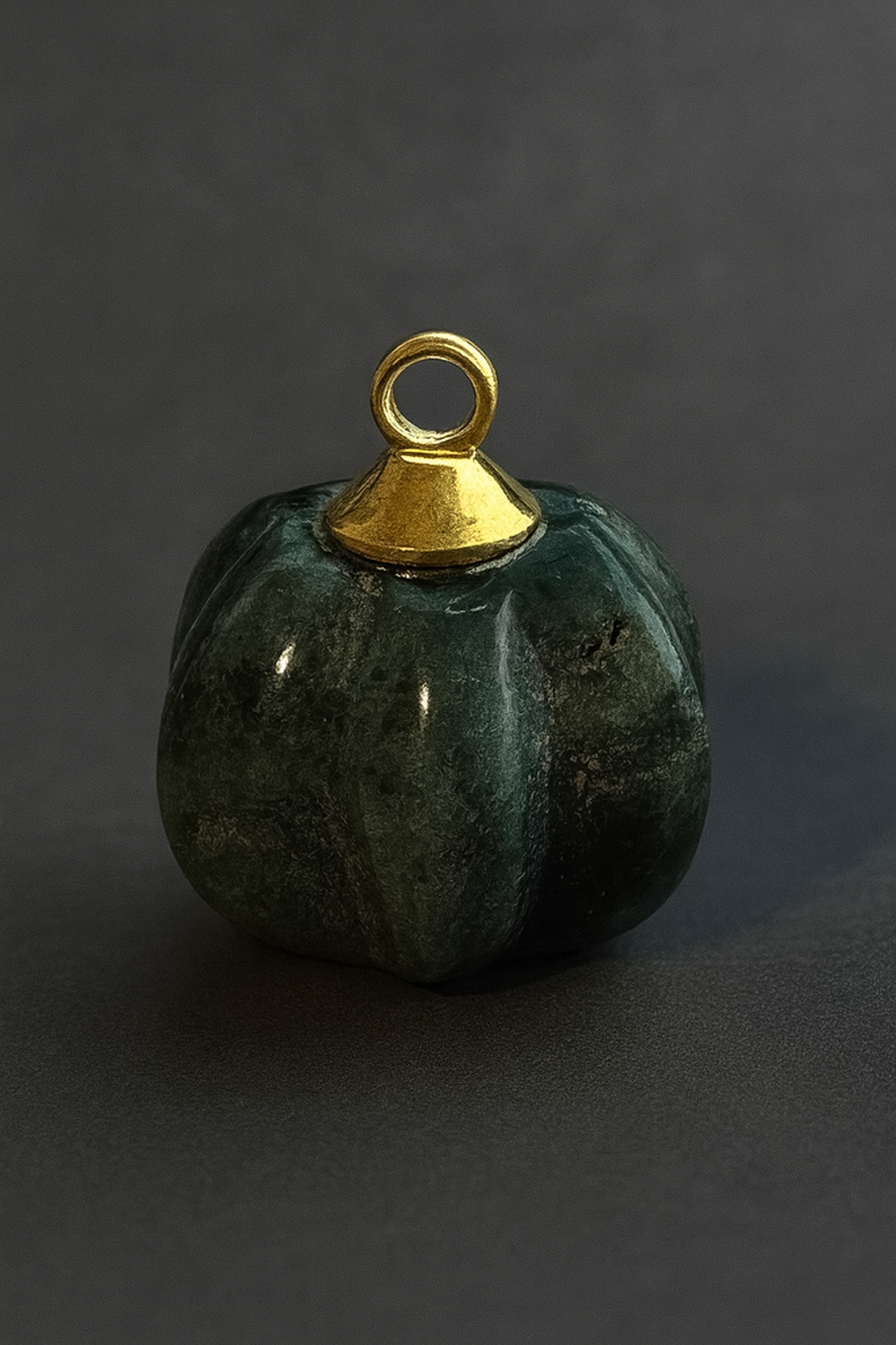 Seasonal Natural Stone Pumpkin Charm